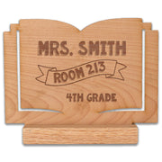 Wood Teacher Desk Sign | Book Mrs. Smith