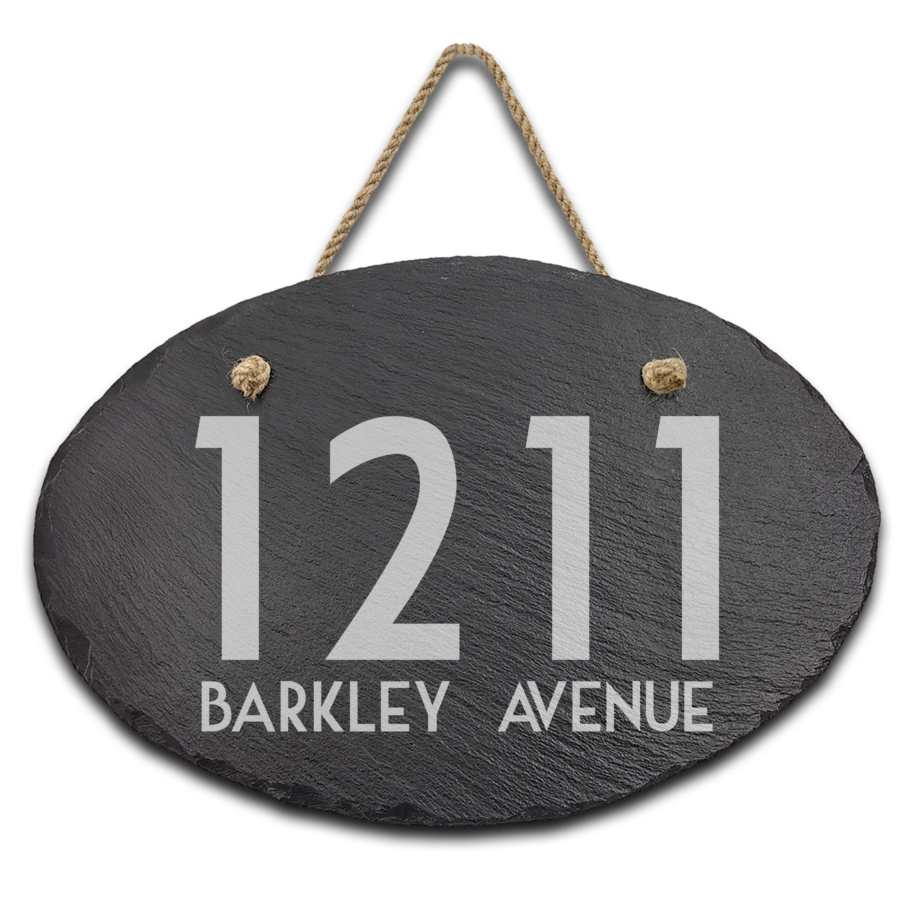 Slate Outdoor Address Sign | 1211