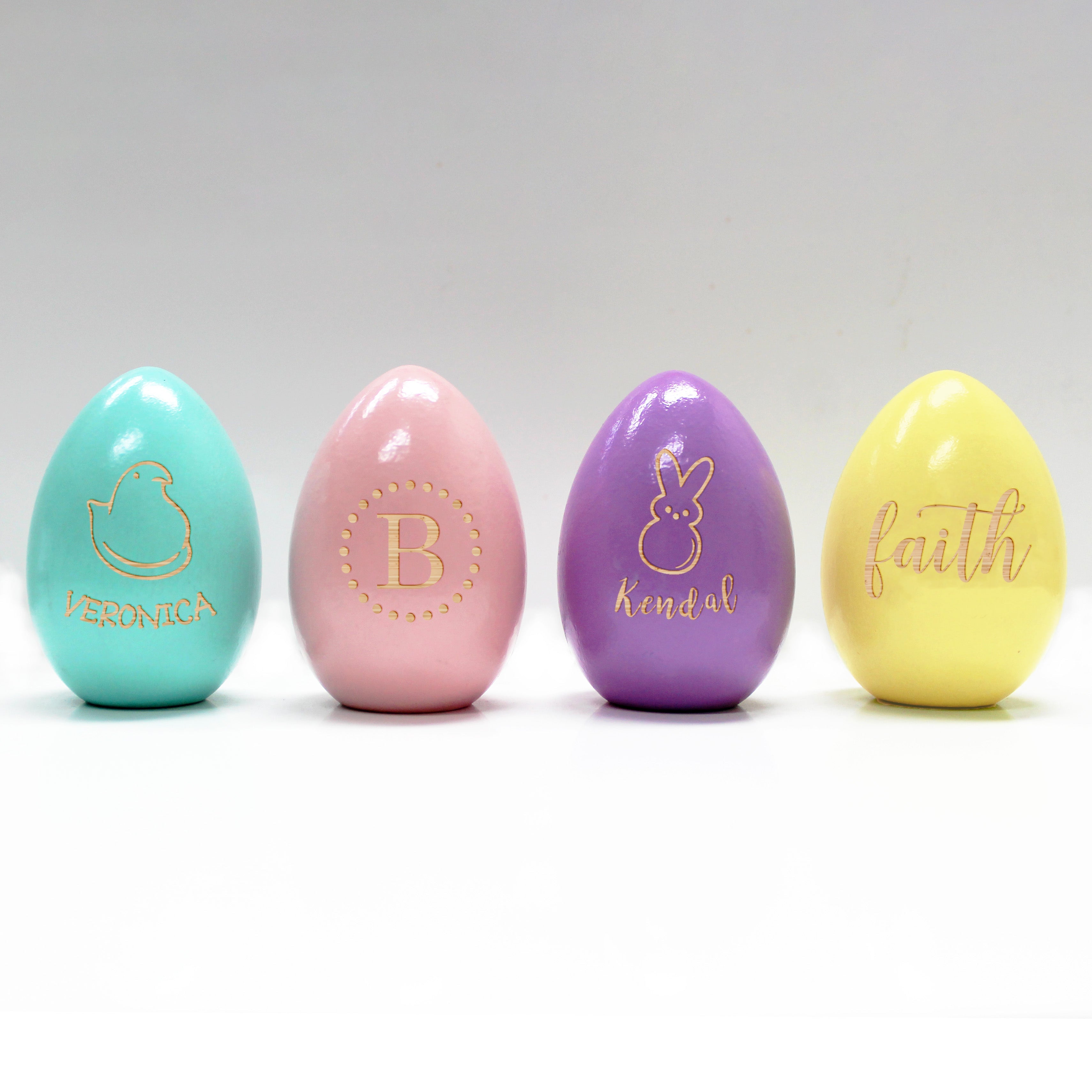 Personalized Wood Easter Eggs | Risen