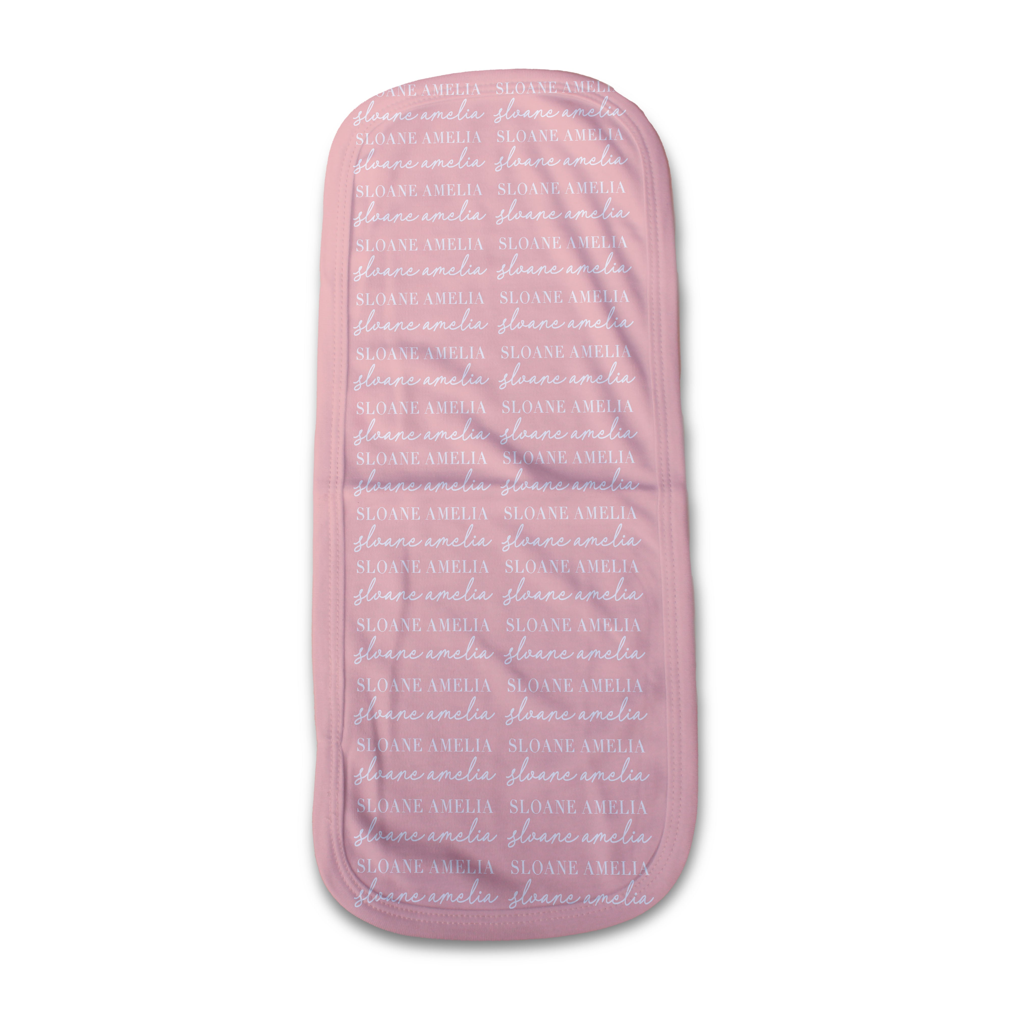 Personalized Burp Cloth | Script Name