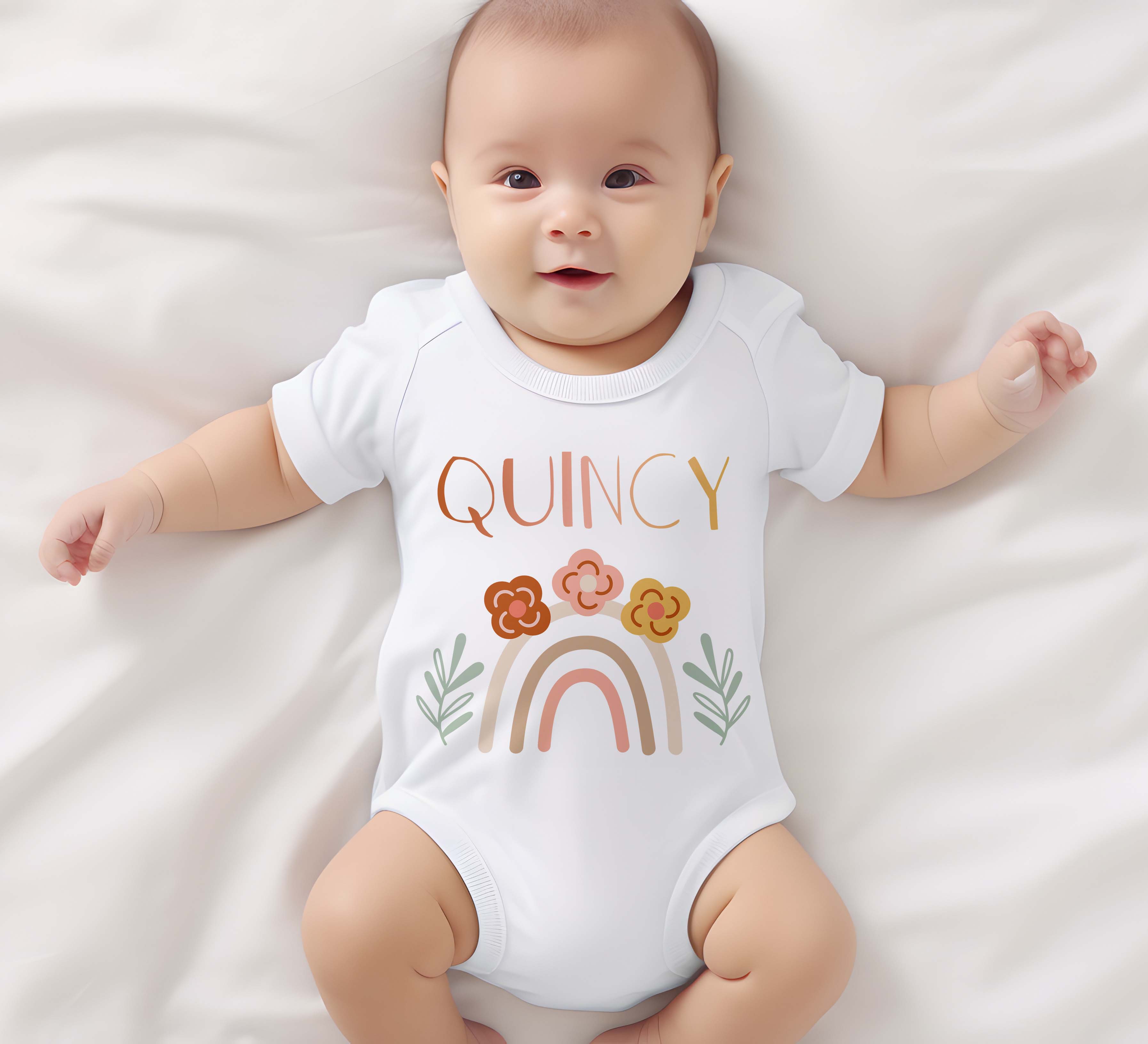 Personalized Christmas Onesies | Bow Tie