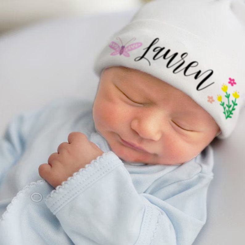 Personalized Baby Beanie | Charlotte