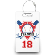 Personalized Baseball Bag Tag | Baseball Badge