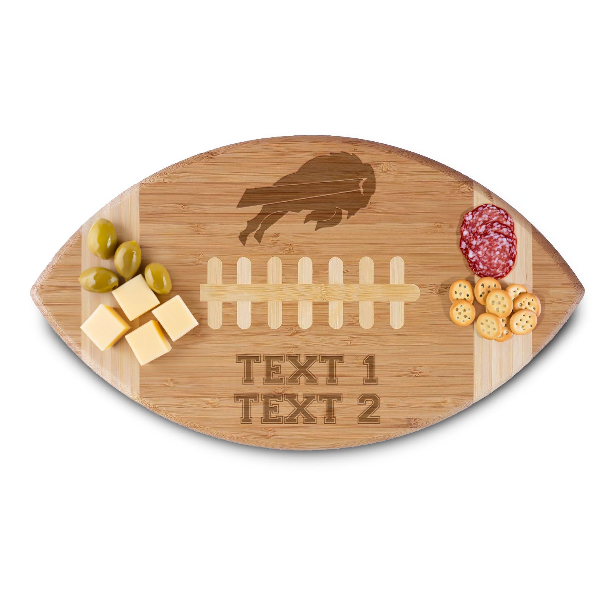 Personalized Football Cutting Board | NFL Team Logo