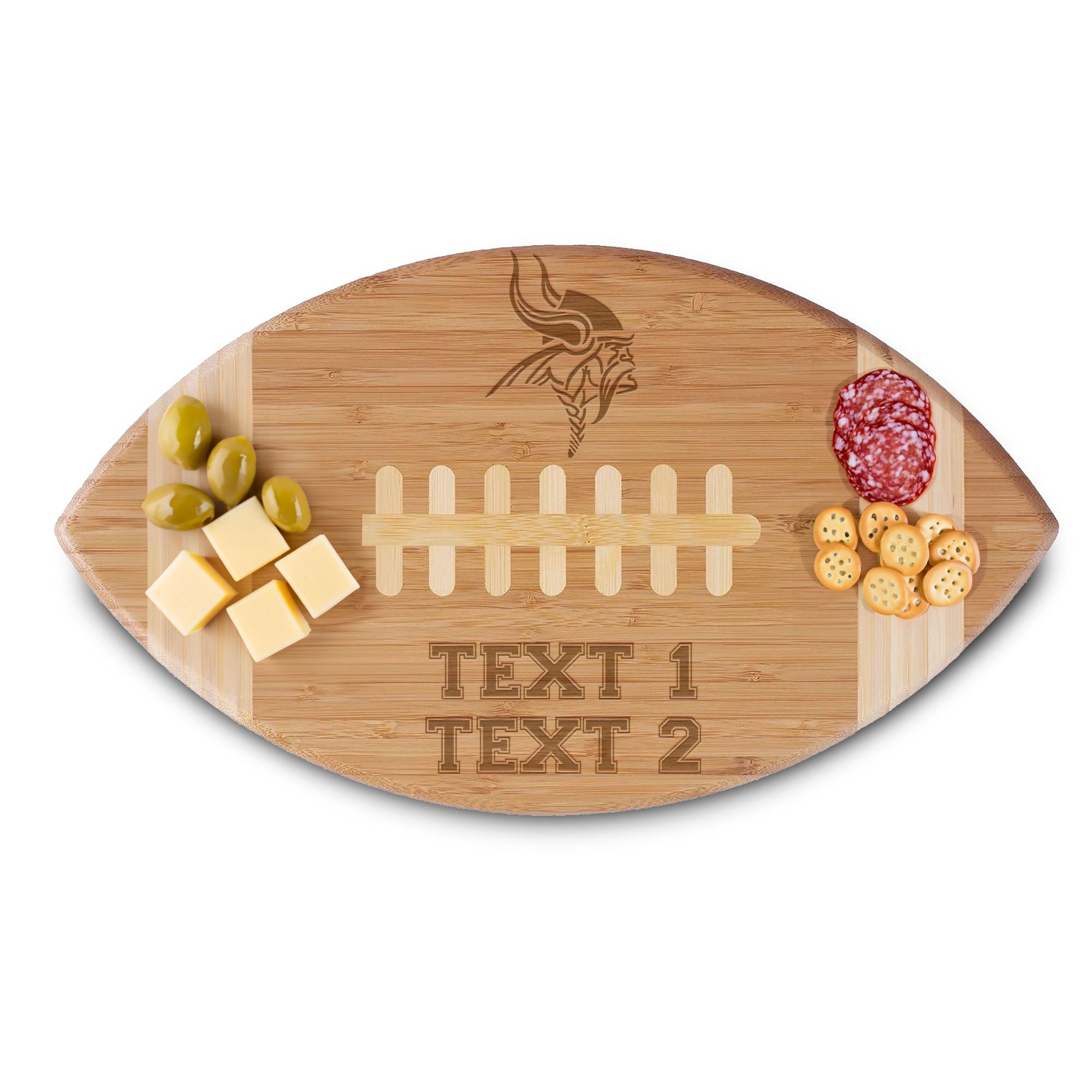 Personalized Football Cutting Board | NFL Team Logo