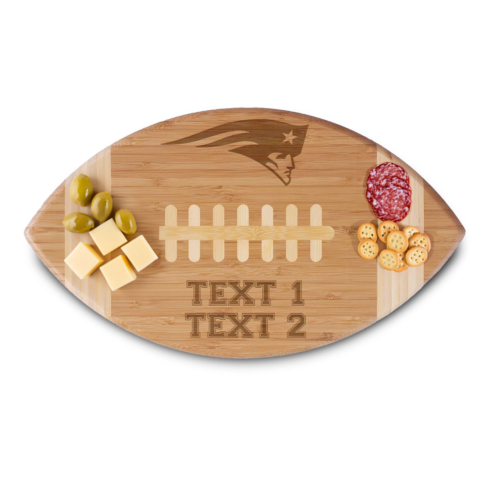Personalized Football Cutting Board | NFL Team Logo
