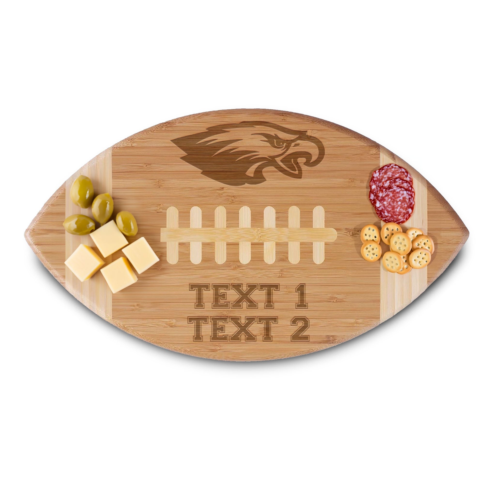 Personalized Football Cutting Board | NFL Team Logo