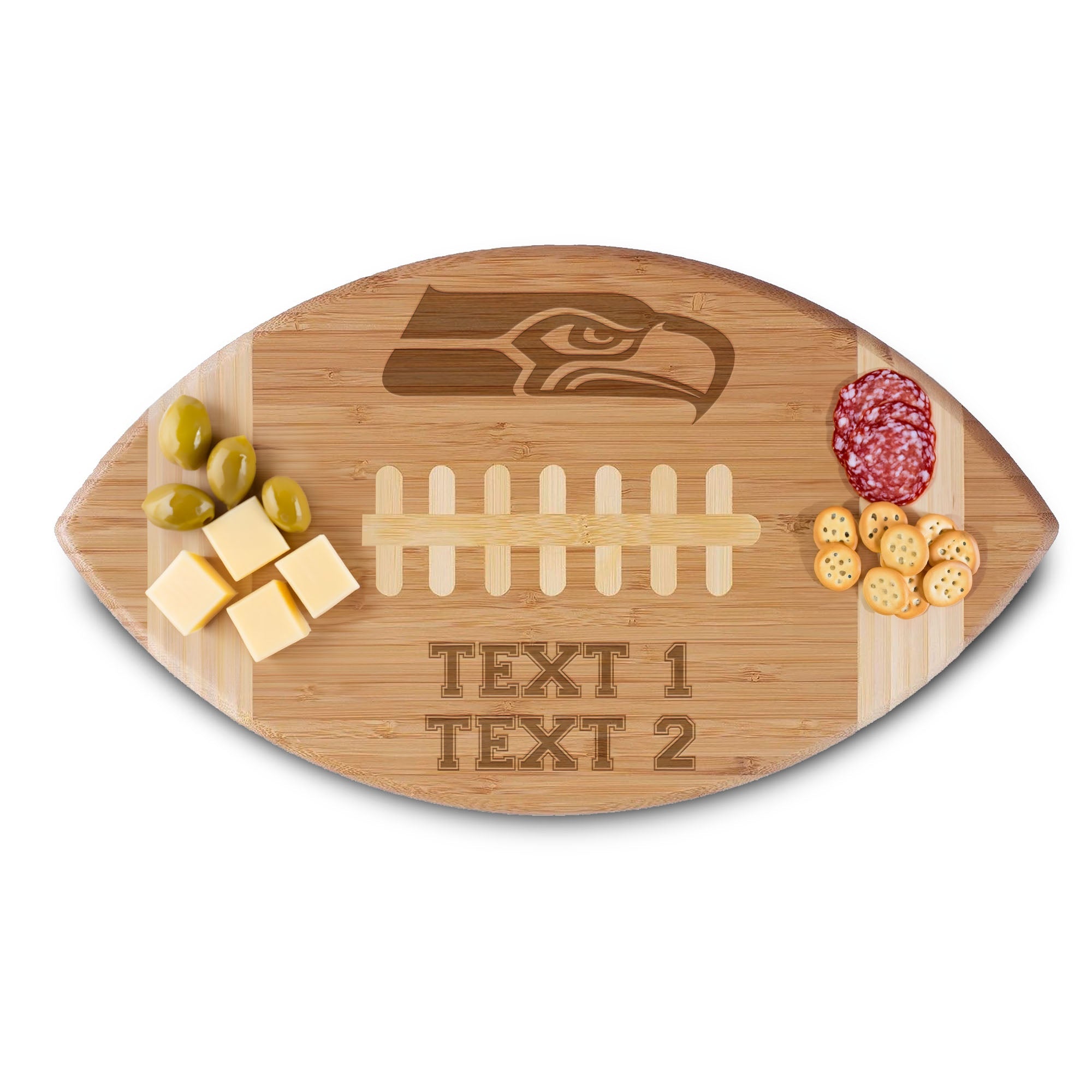 Personalized Football Cutting Board | NFL Team Logo