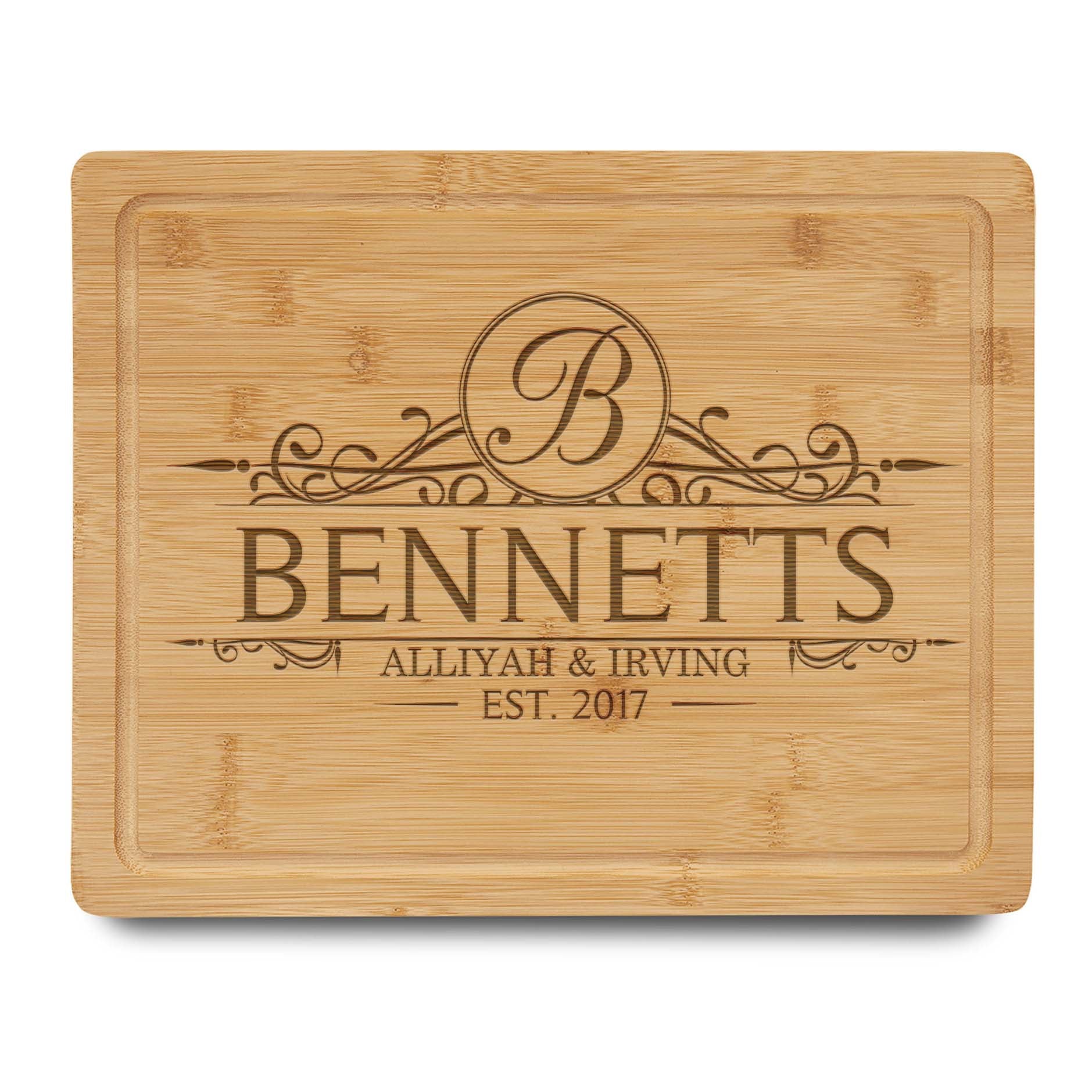 Personalized Cutting Board | Bamboo 12" x 9"