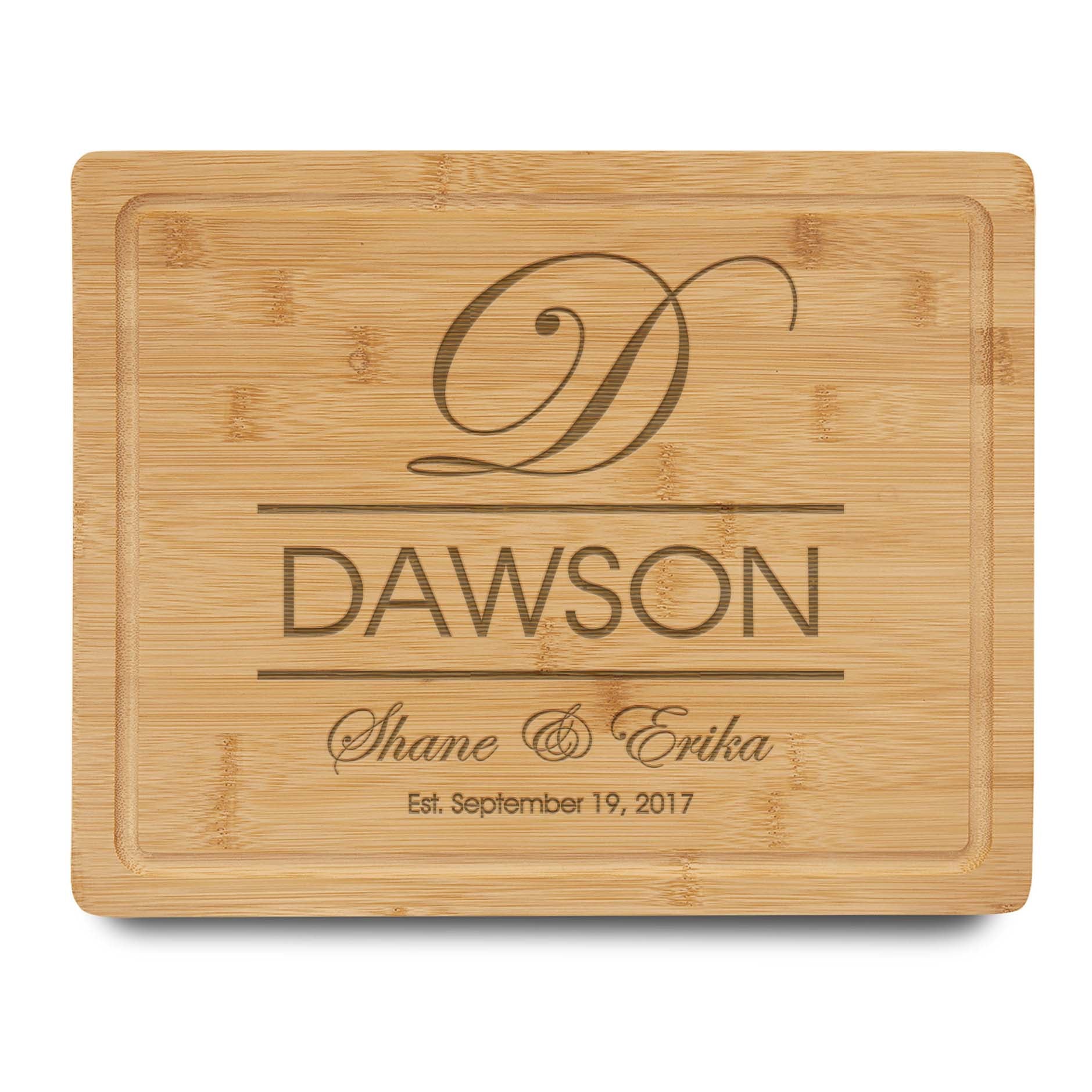 Personalized Cutting Board | Bamboo 12" x 9"