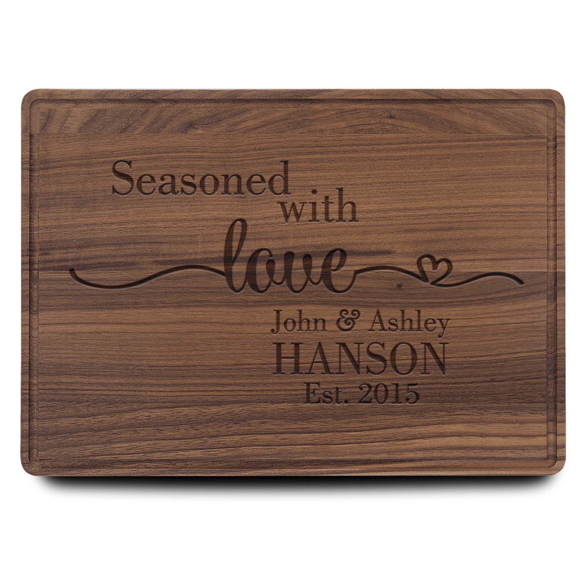Personalized Cutting Board | Walnut 14" x 10"