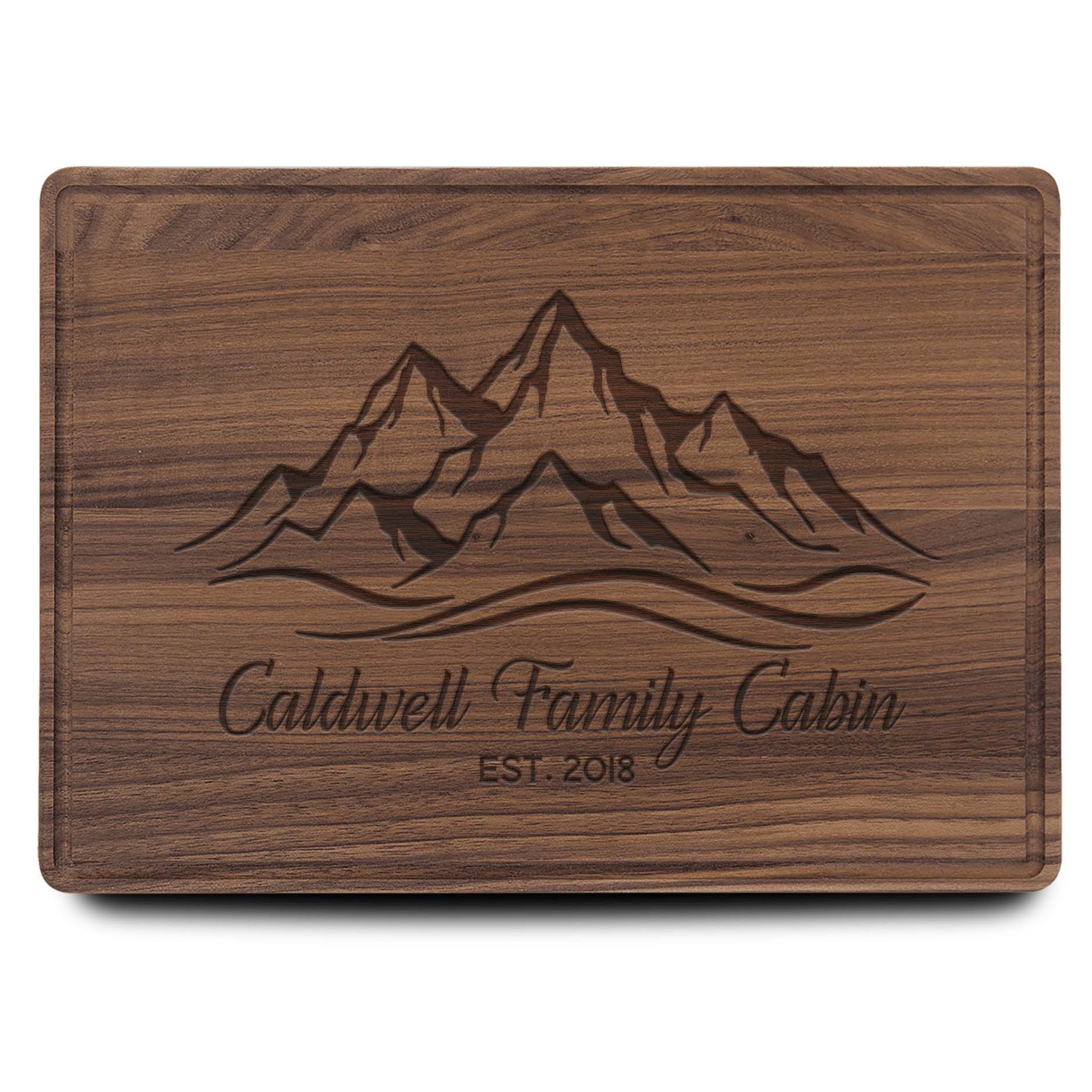 Personalized Cutting Board | Walnut 14" x 10"
