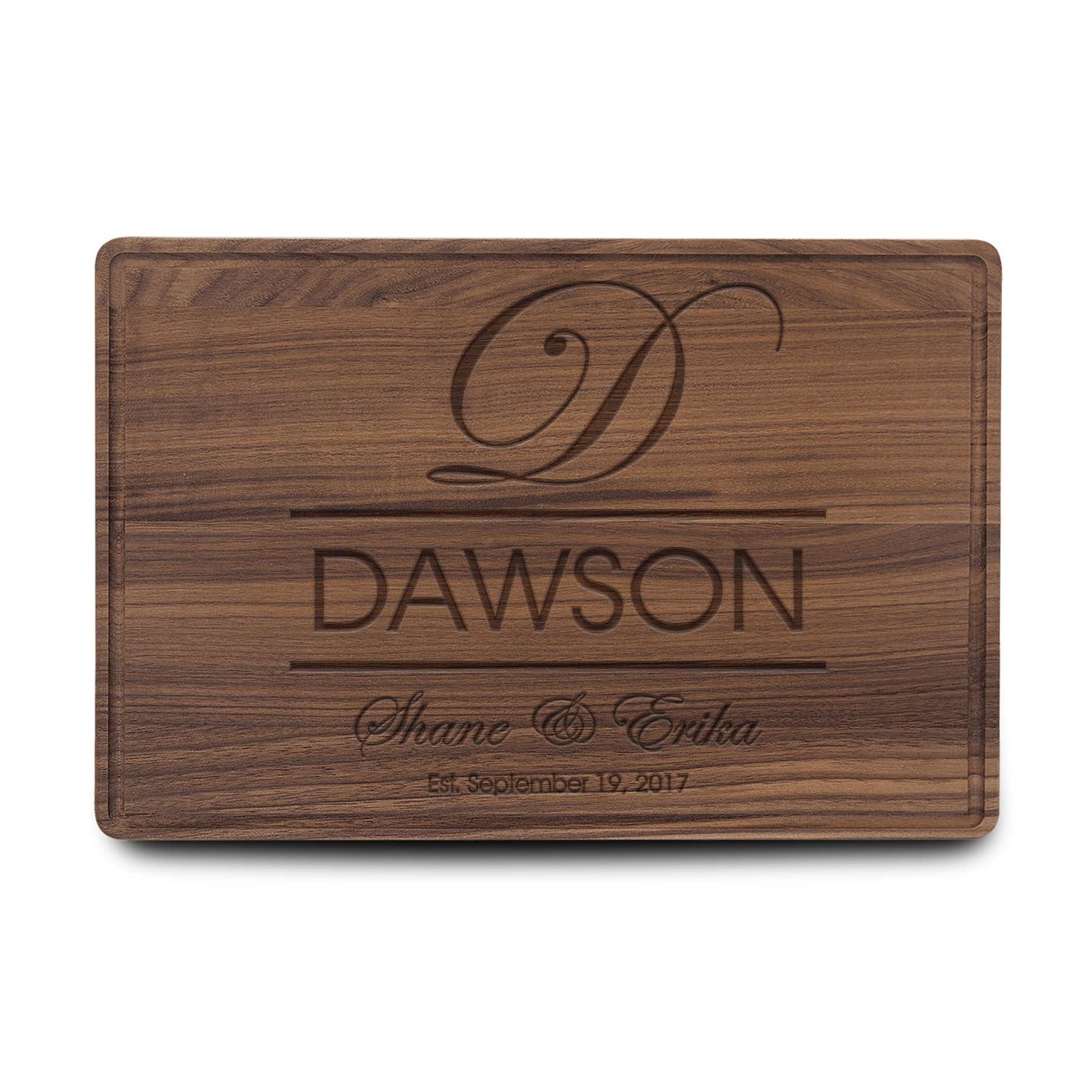 Personalized Cutting Board | Walnut 6" x 9"