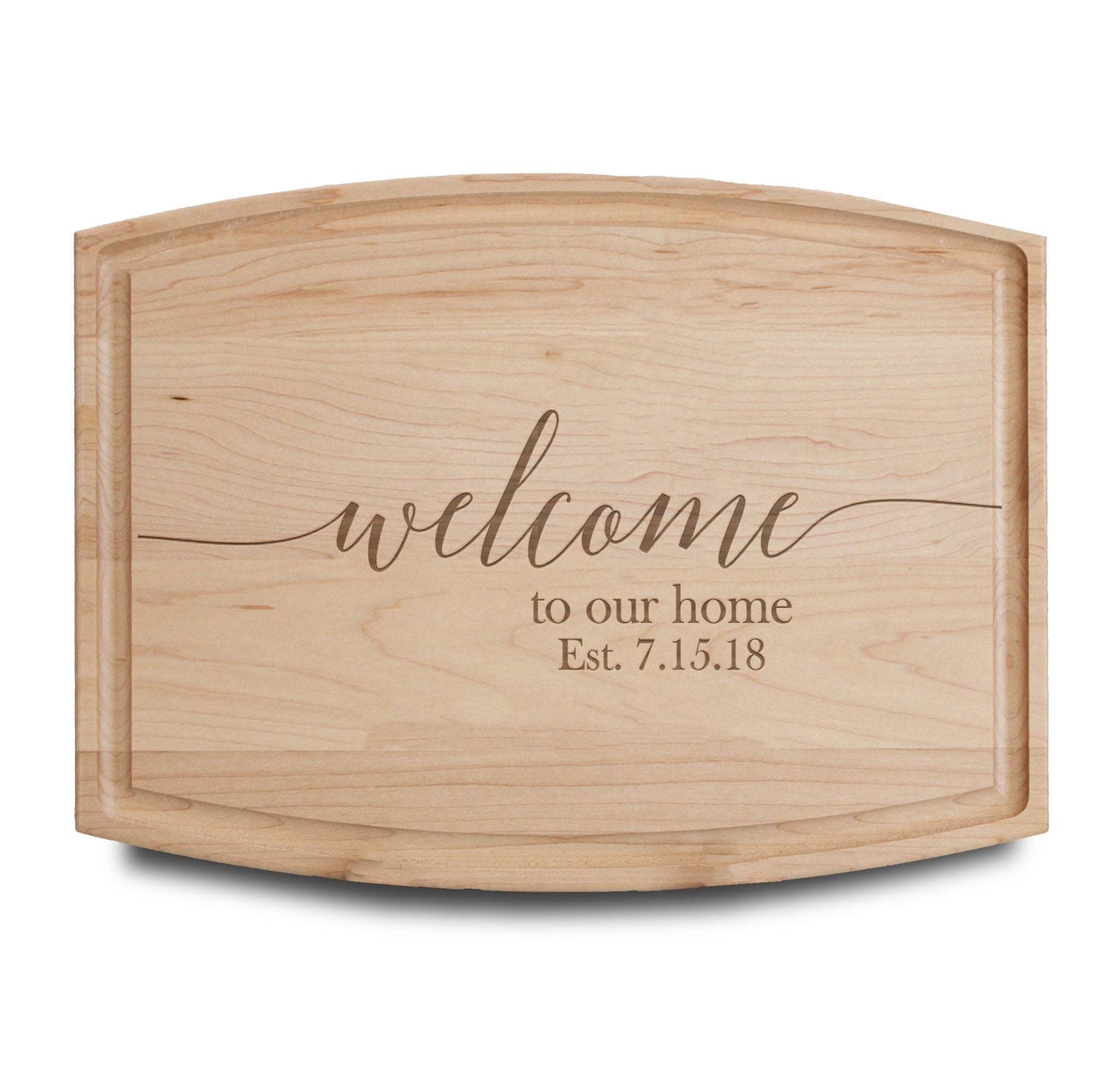 Personalized Cutting Board | Maple Arch 12" x 9"
