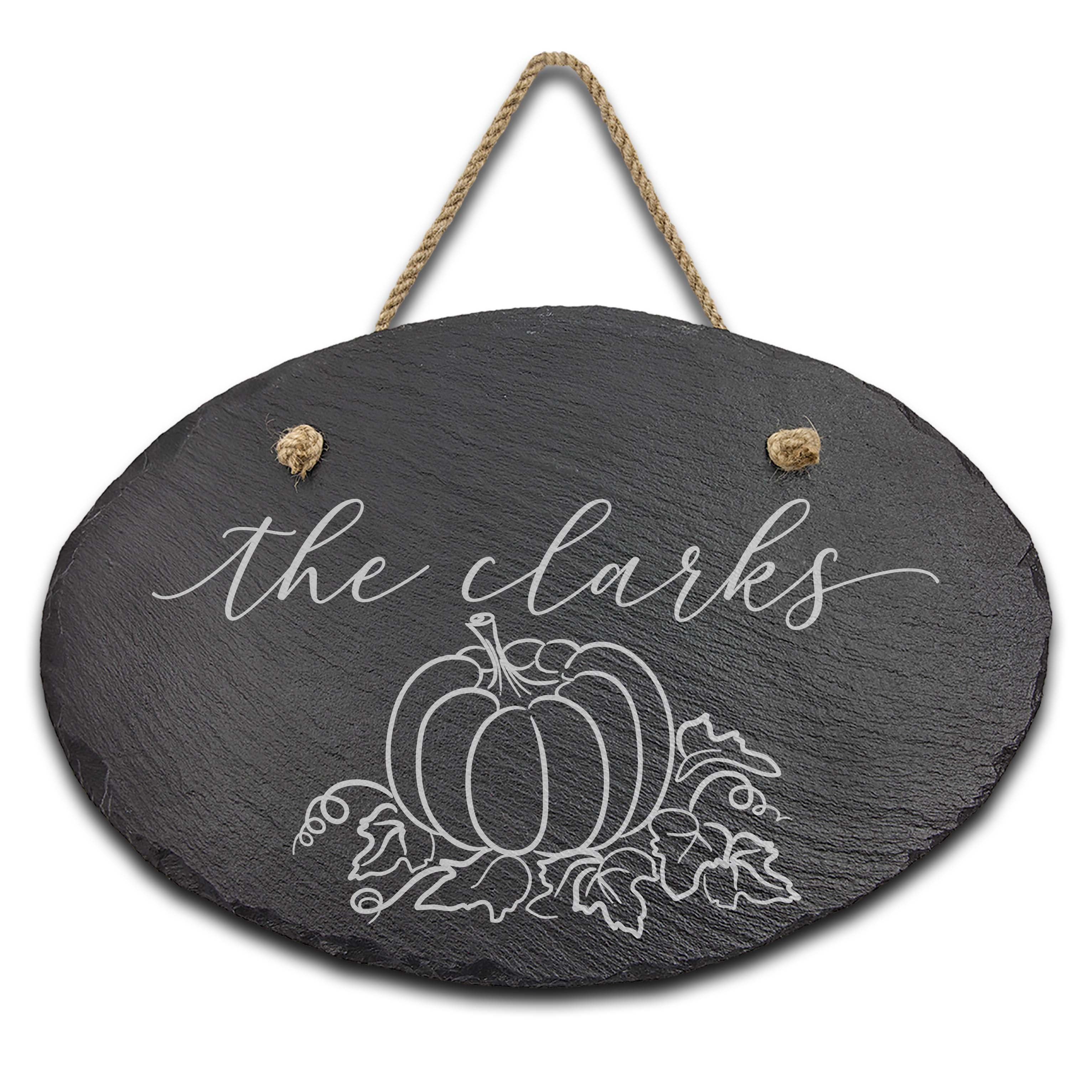 Slate Outdoor Address Sign | The Clarks