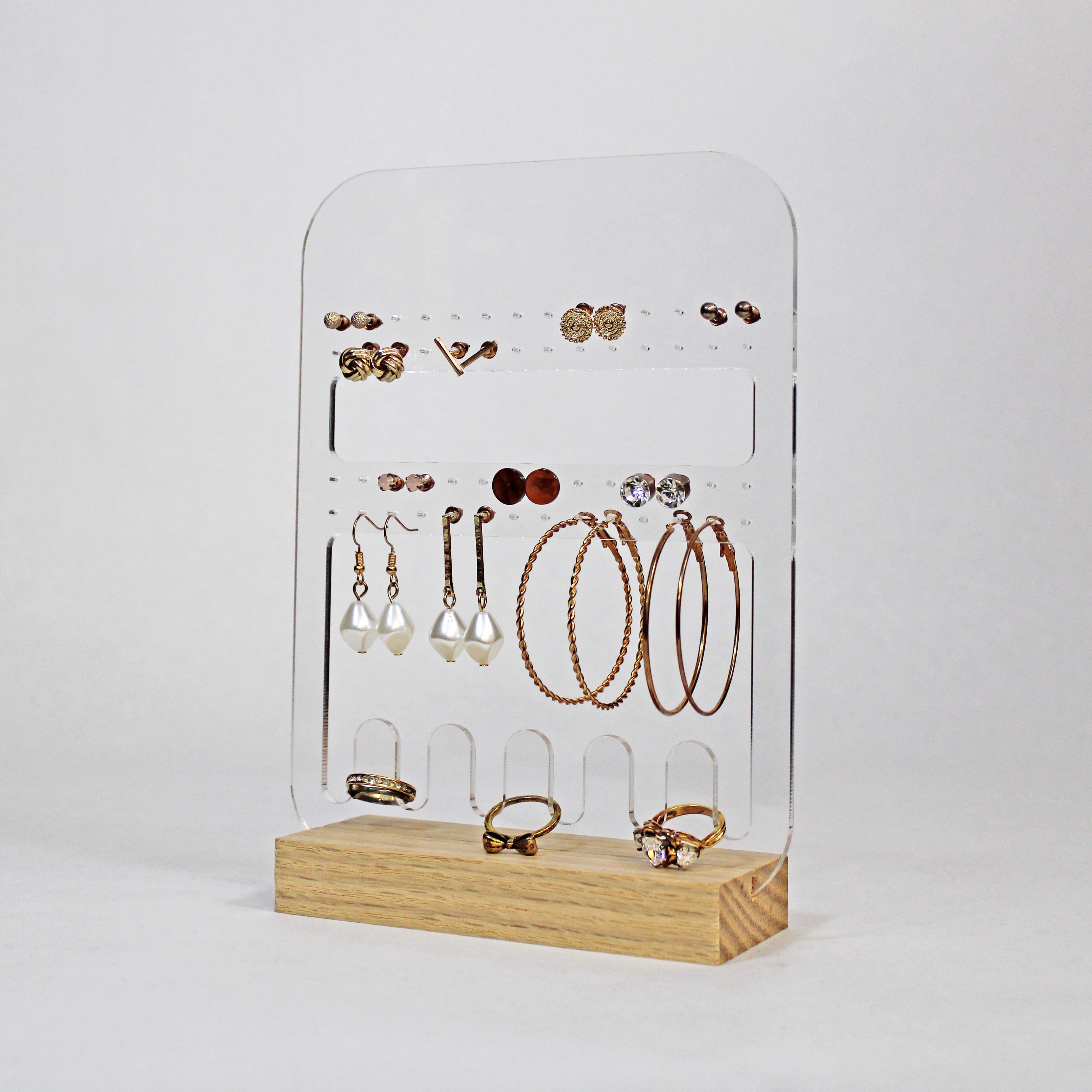 Personalized Jewelry Stands | Rectangle Hang Multi