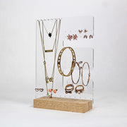 Personalized Jewelry Stands | Rectangle Necklace Multi