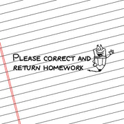 Teacher Self Inking Stamps | Please Correct And Return Pencil