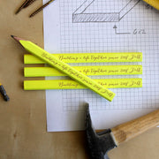 Personalized Carpenter Pencils, set of 4 | Building