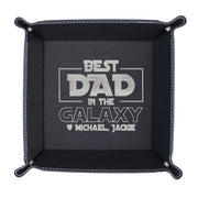 Leather Catch all Tray | Best Dad in the Galaxy