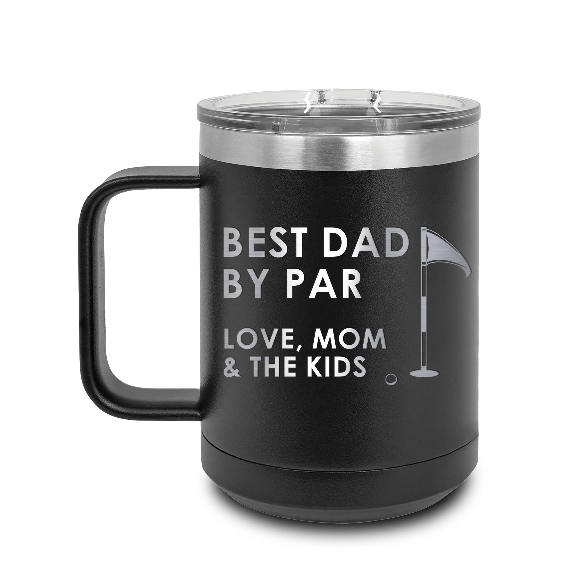 Metal Coffee Mugs | Best Dad By Par