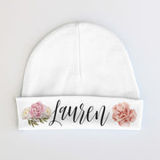 Personalized Baby Beanie | Flowers