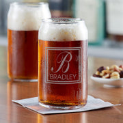 Personalized Beer Can Glass | Bradley