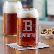Personalized Beer Can Glass | Brennan