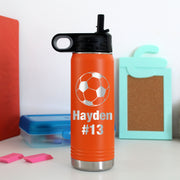20 oz. Kid's Metal Water Bottle | Soccer Ball