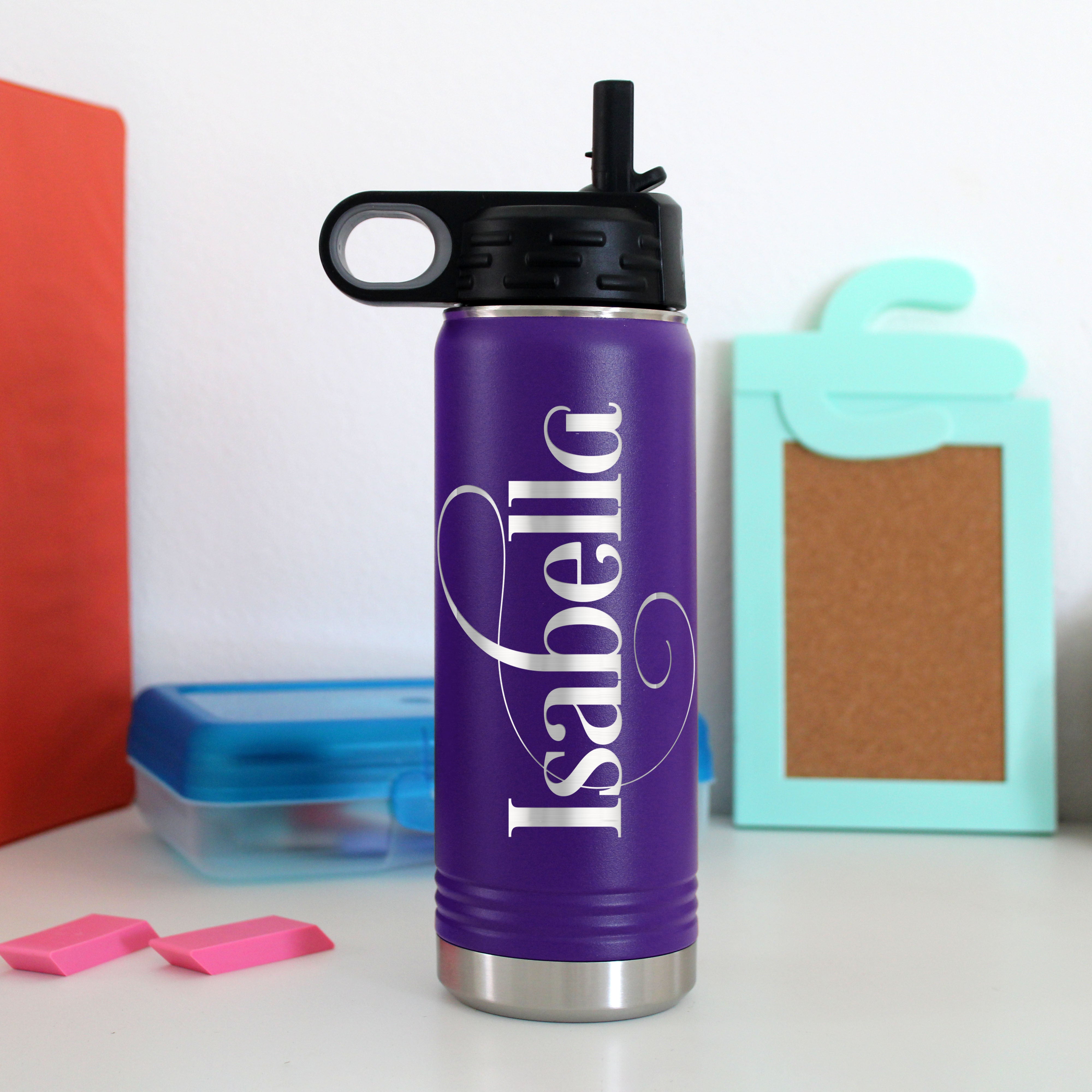 20 oz. Kid's Metal Water Bottle | Isabella