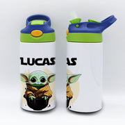 Personalized Kid's Water Bottle | Yoda