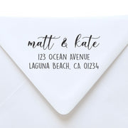 Return Address Self Inking Stamp | Matt & Kate