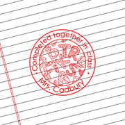 Teacher Self Inking Stamps | Completed Together in Class - Mrs. Cadbury