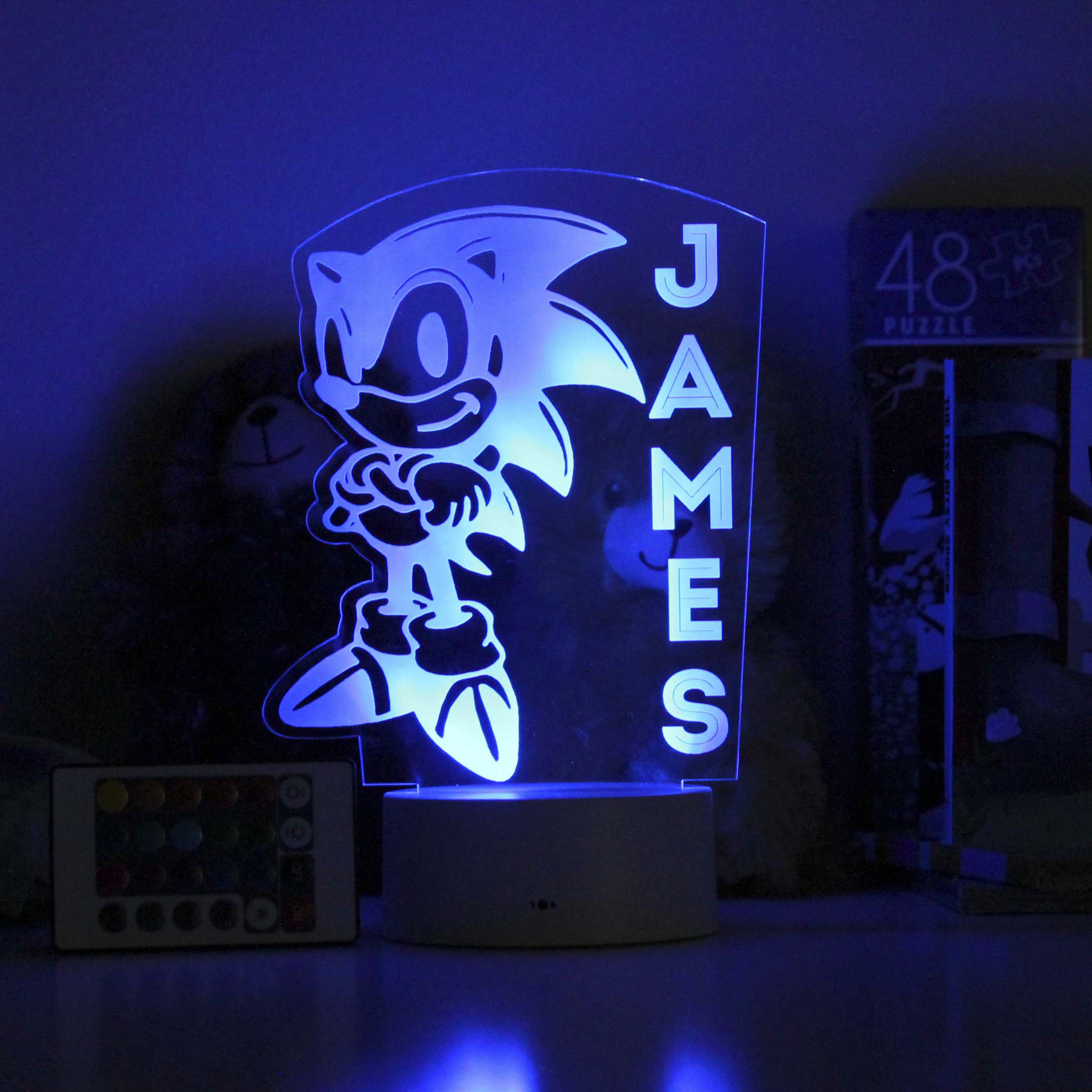 Personalized Children's Night Lights | Sonic