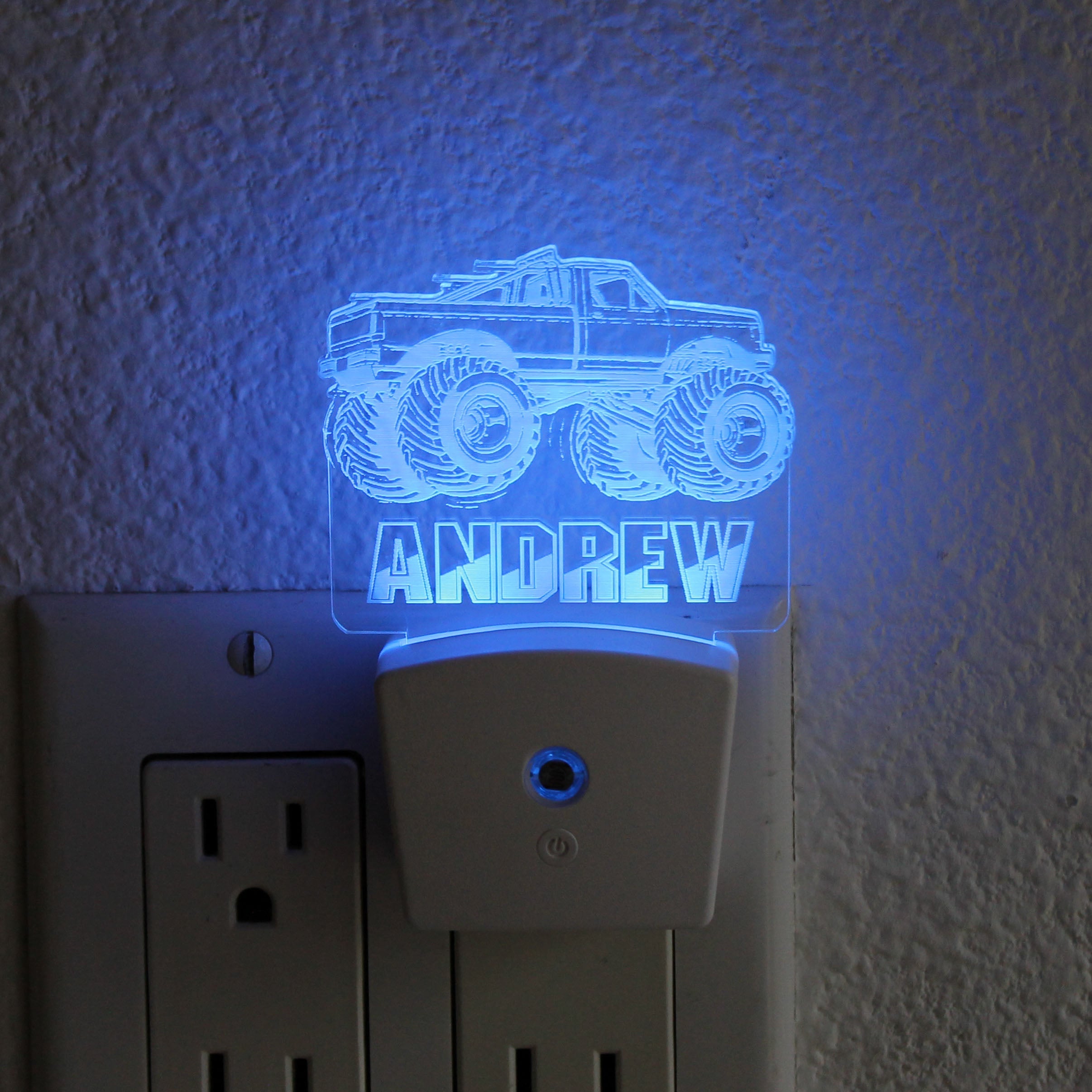 Kid's Night Light Wall Plug | Monster Truck
