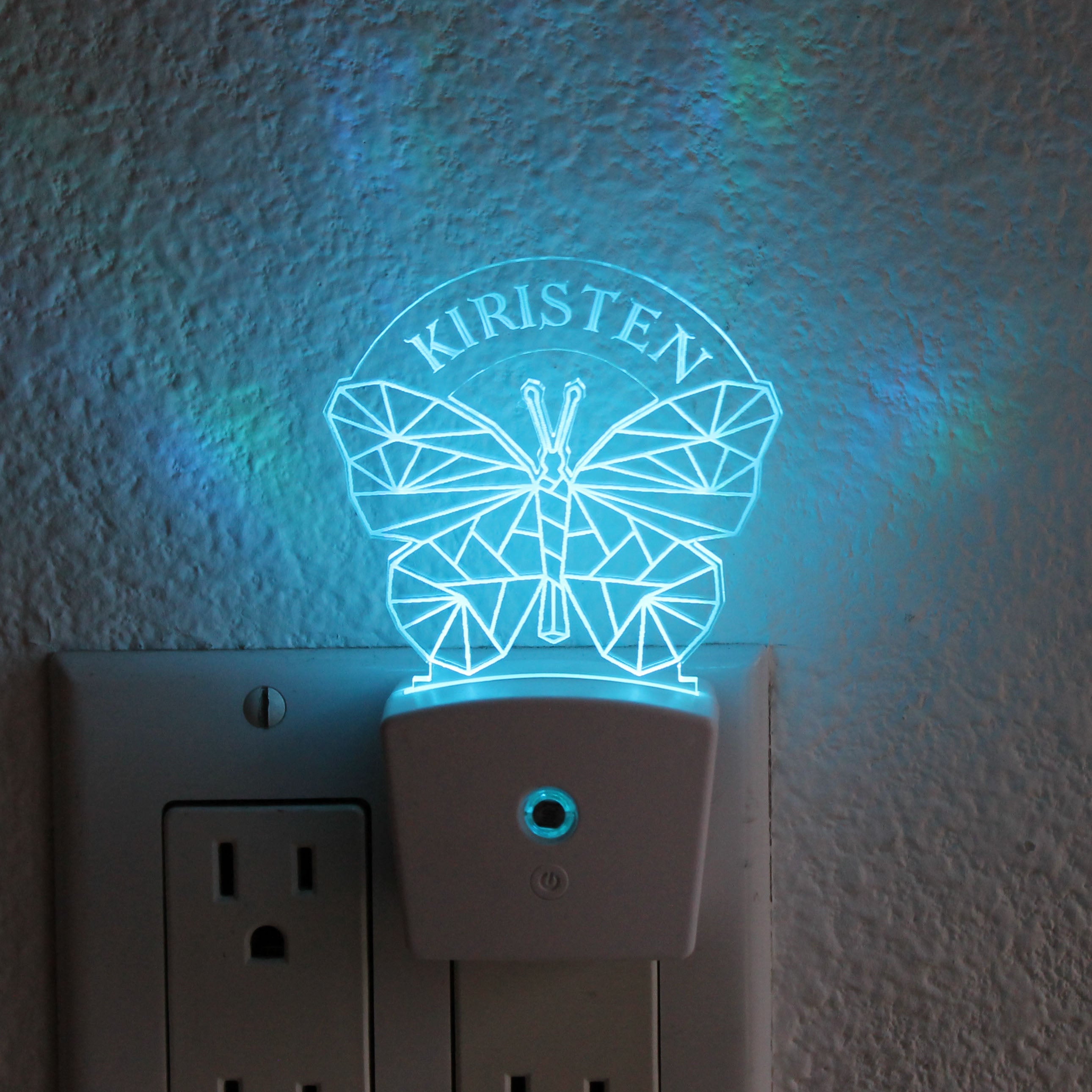 Kid's Night Light Wall Plug | Butterfly