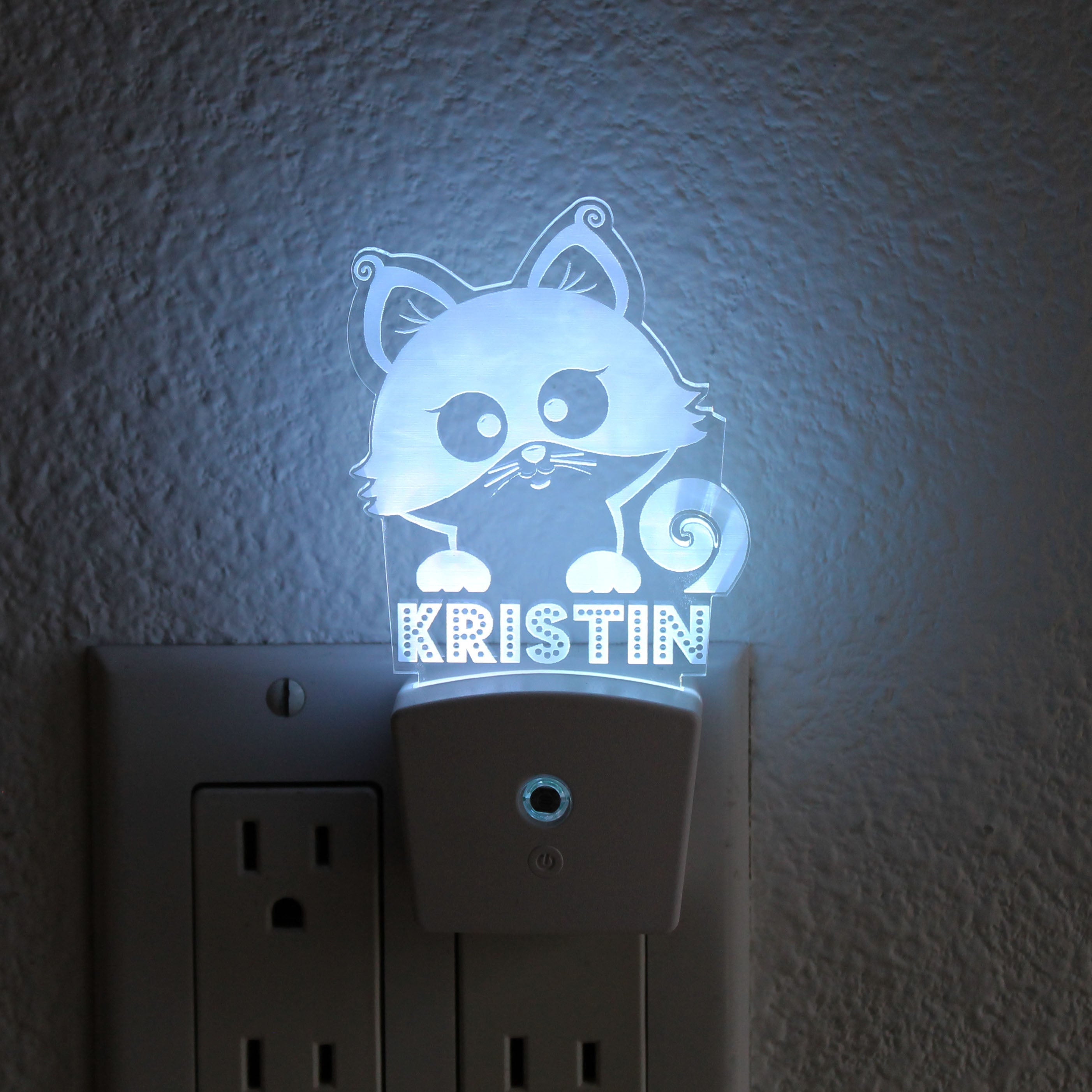 Kid's Night Light Wall Plug | Cat