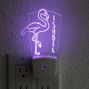 Kid's Night Light Wall Plug | Flamingo