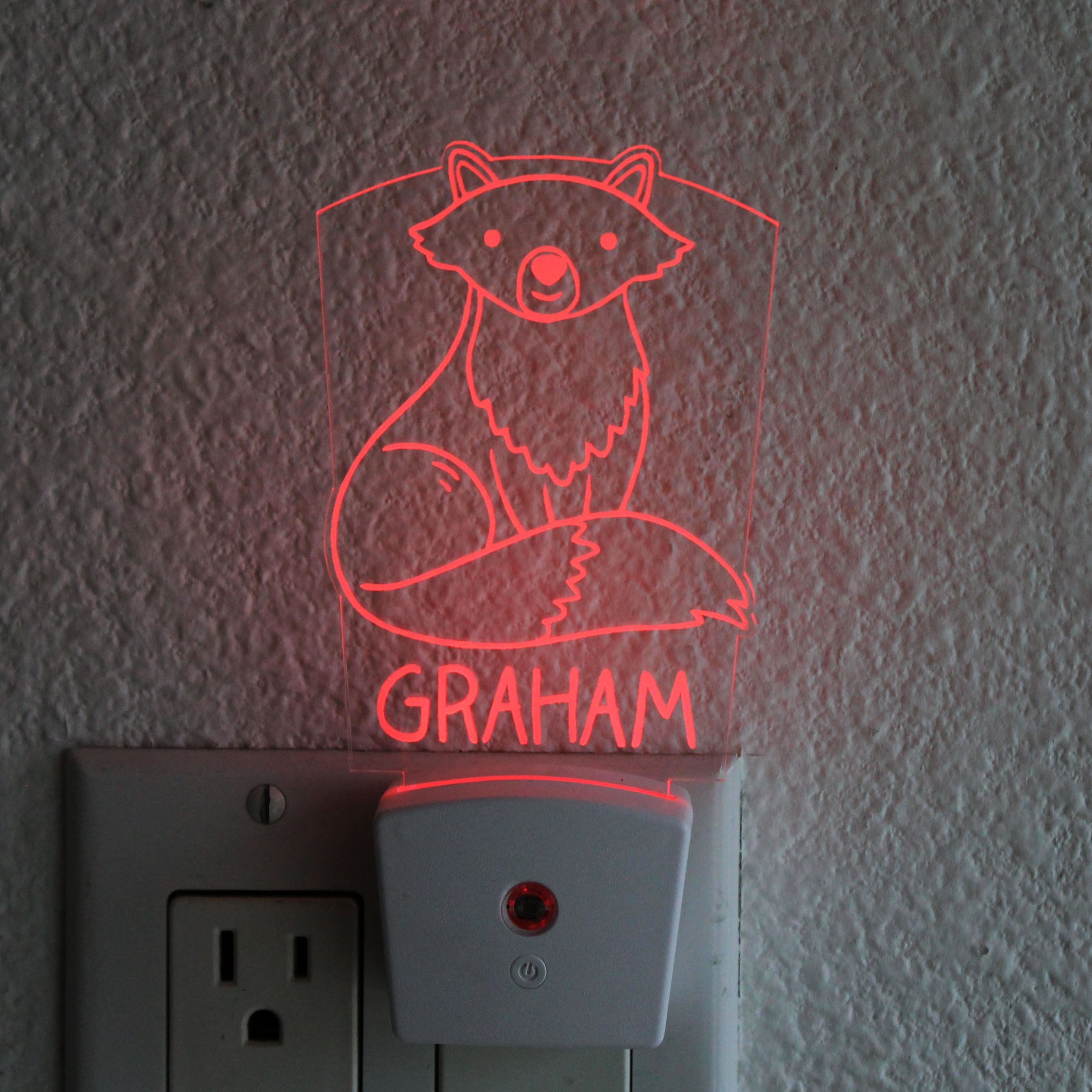 Kid's Night Light Wall Plug | Fox