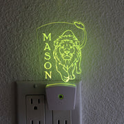 Kid's Night Light Wall Plug | Lion