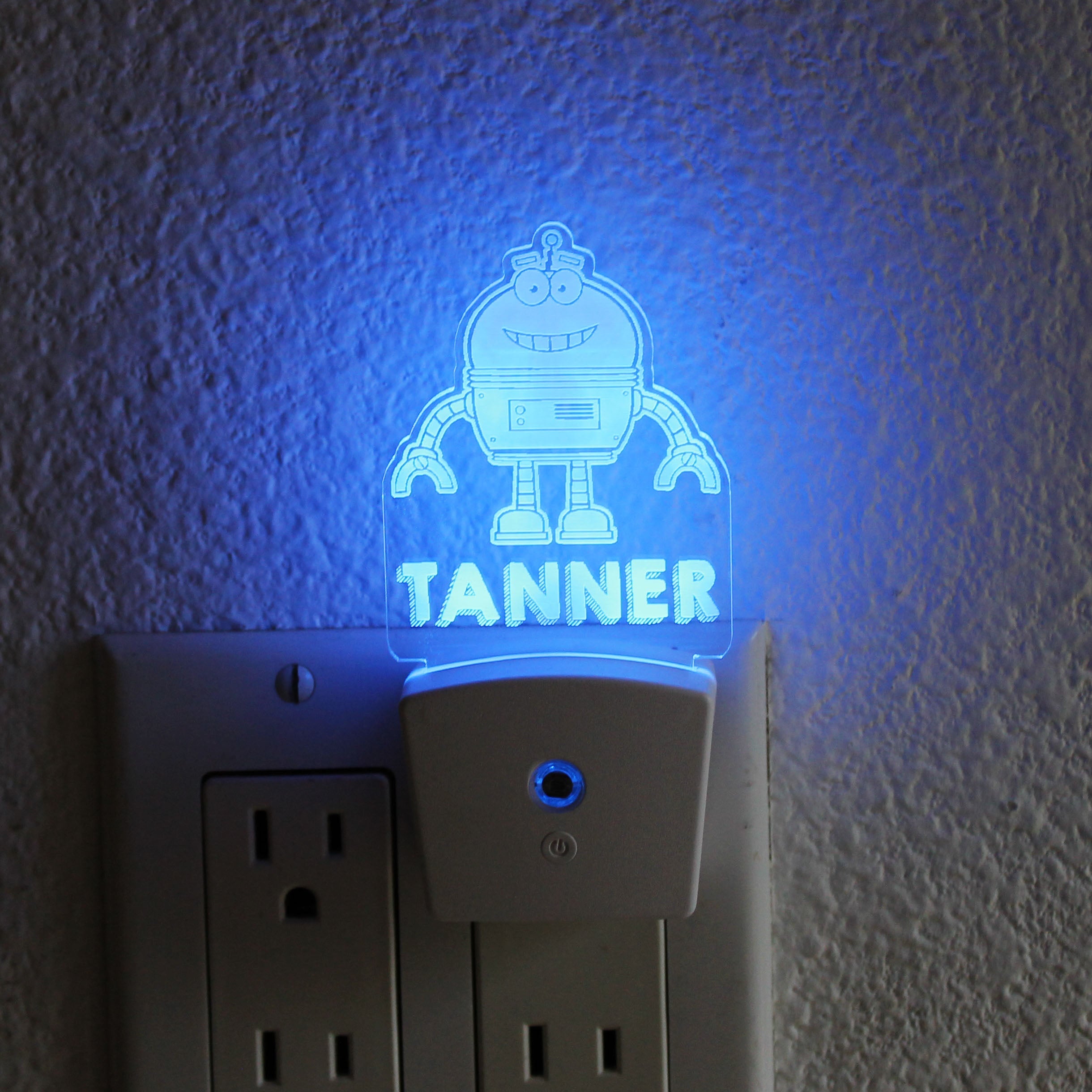 Kid's Night Light Wall Plug | Robot