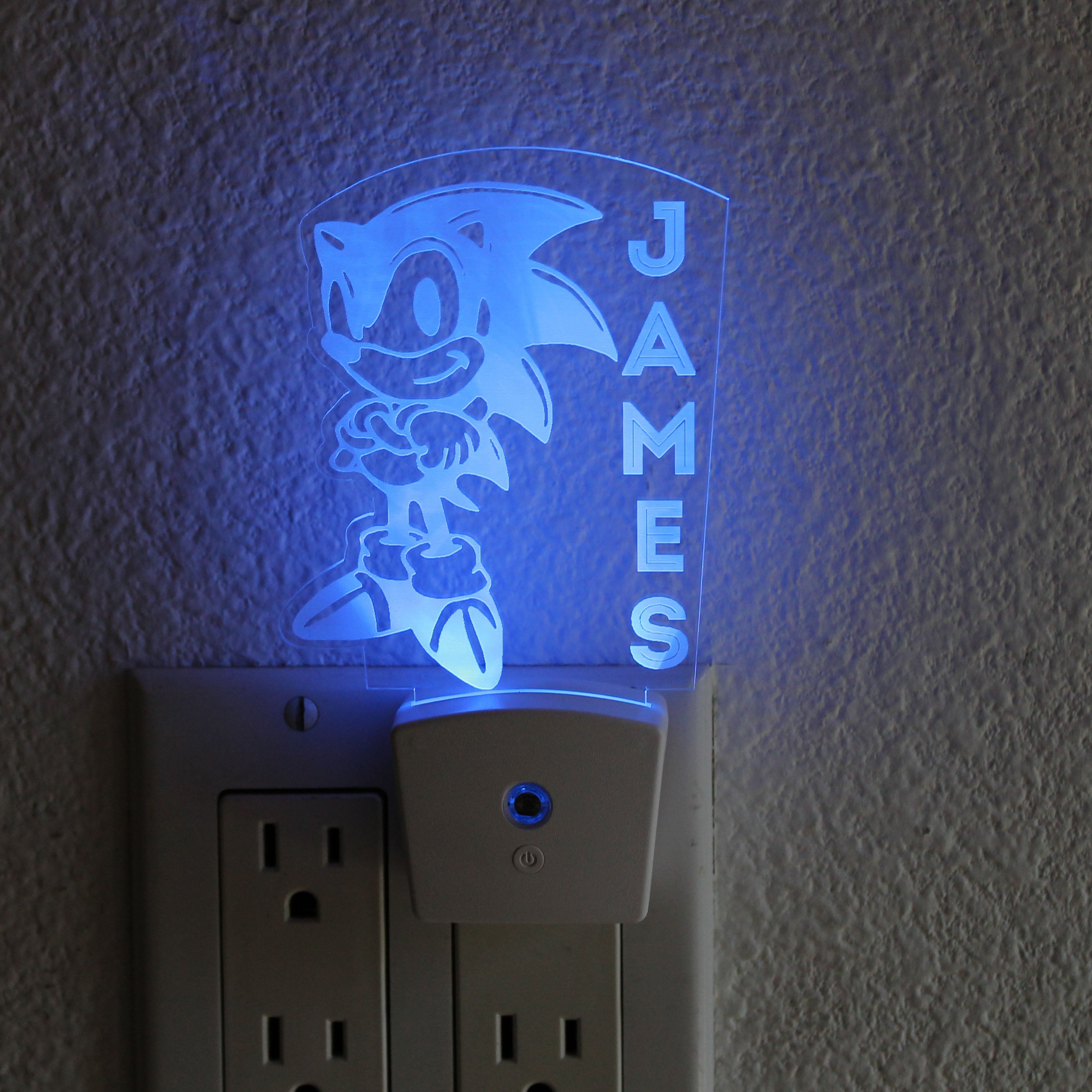 Kid's Night Light Wall Plug | Sonic