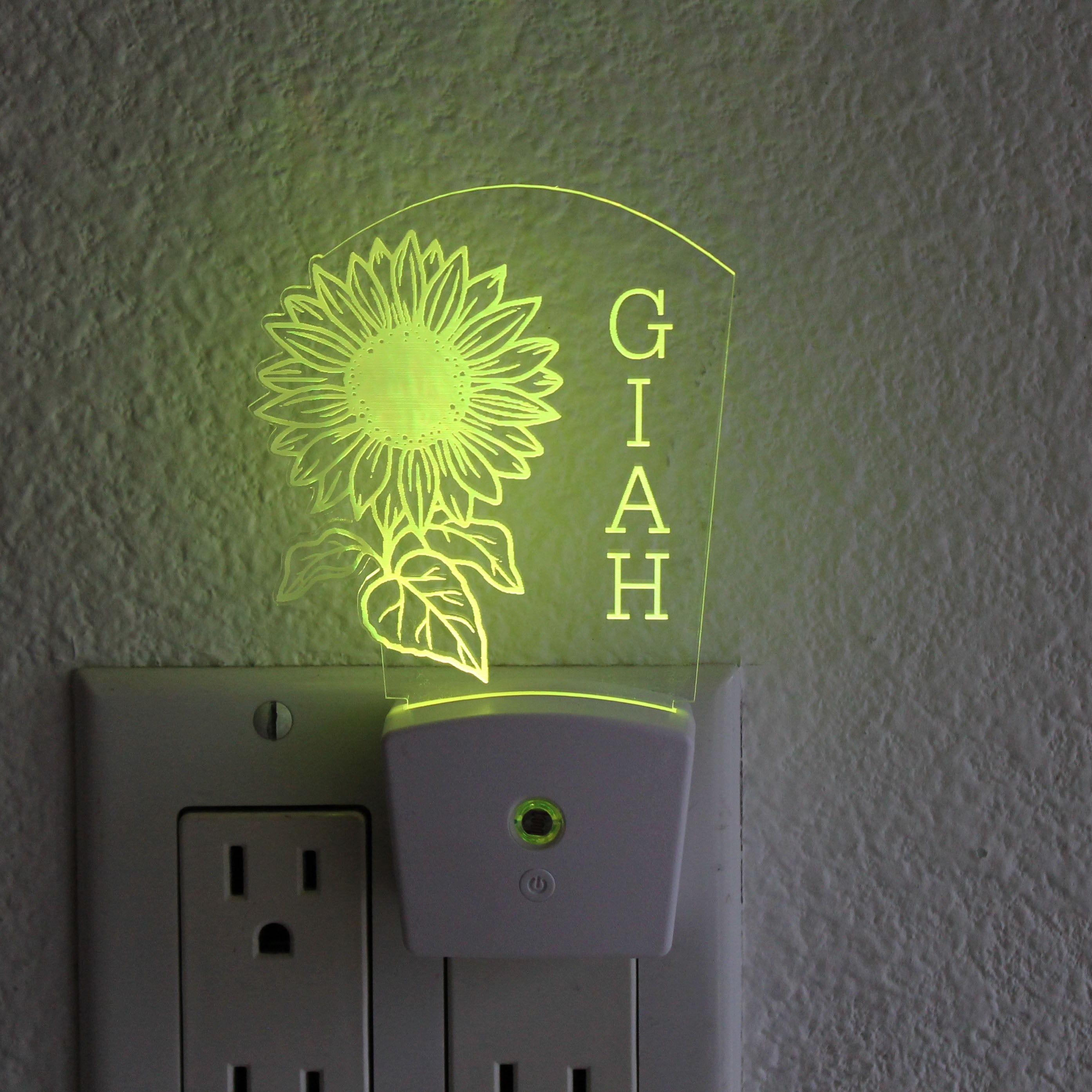 Kid's Night Light Wall Plug | Sunflower