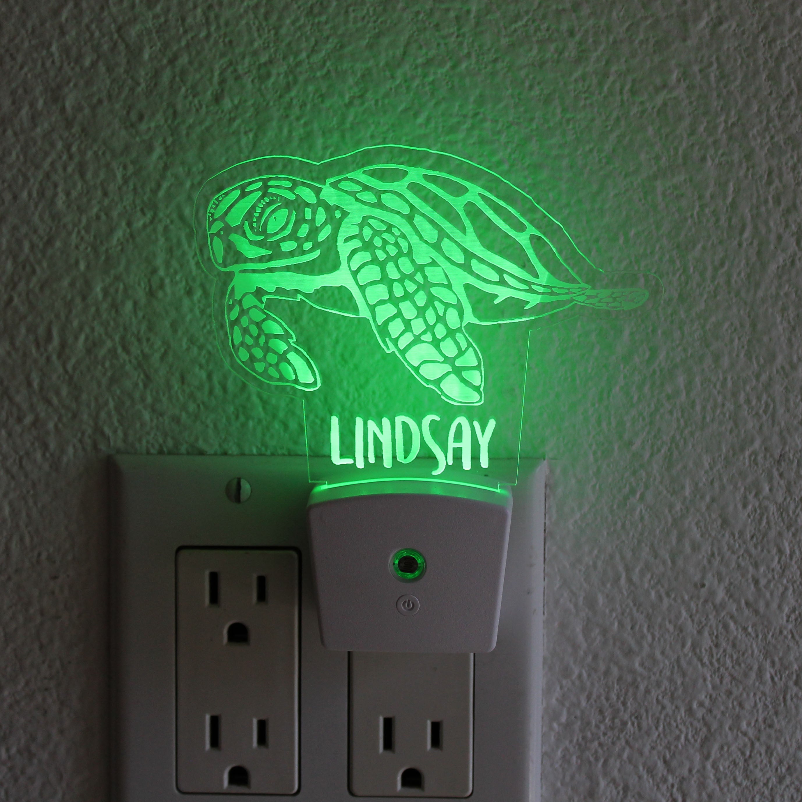 Kid's Night Light Wall Plug | Turtle