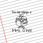 Teacher Self Inking Stamps | This Book Belongs To - Mrs. O'neil