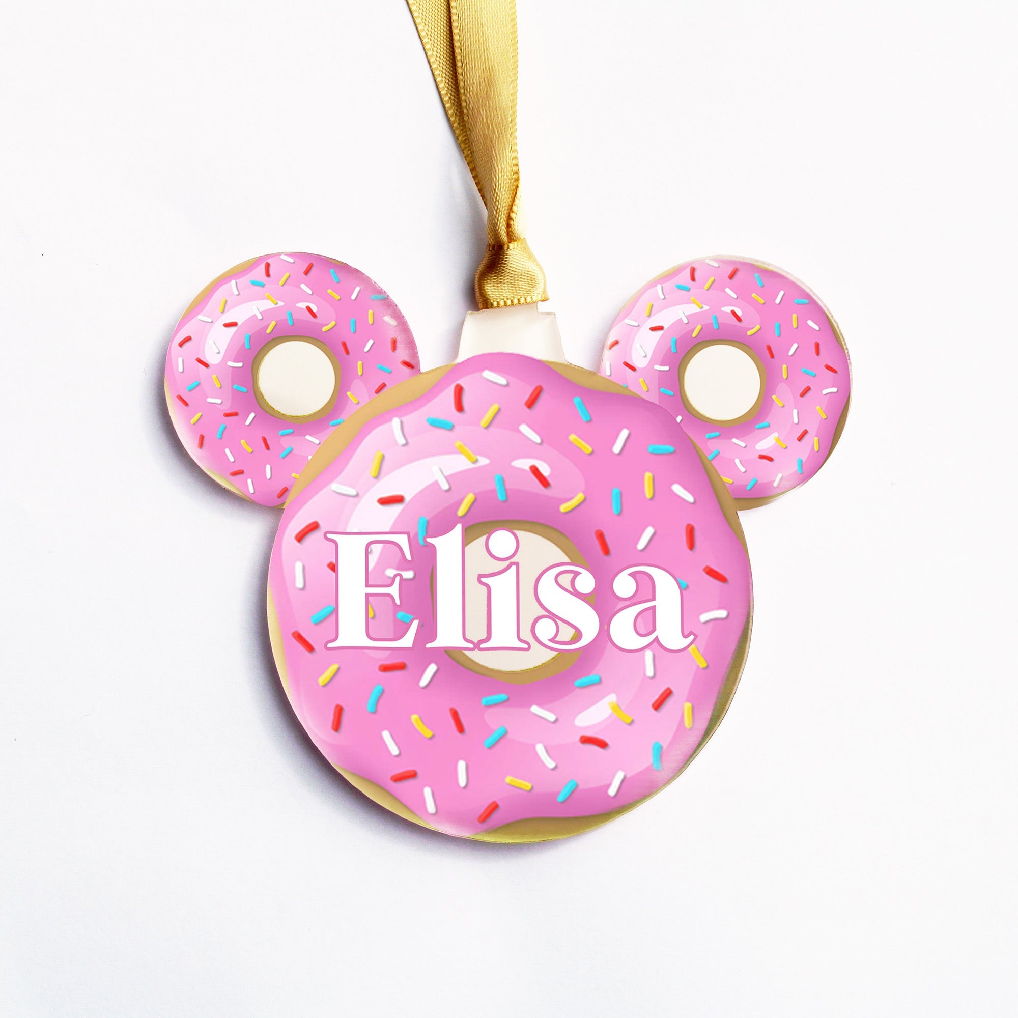 Acrylic Christmas Ornaments | Donut