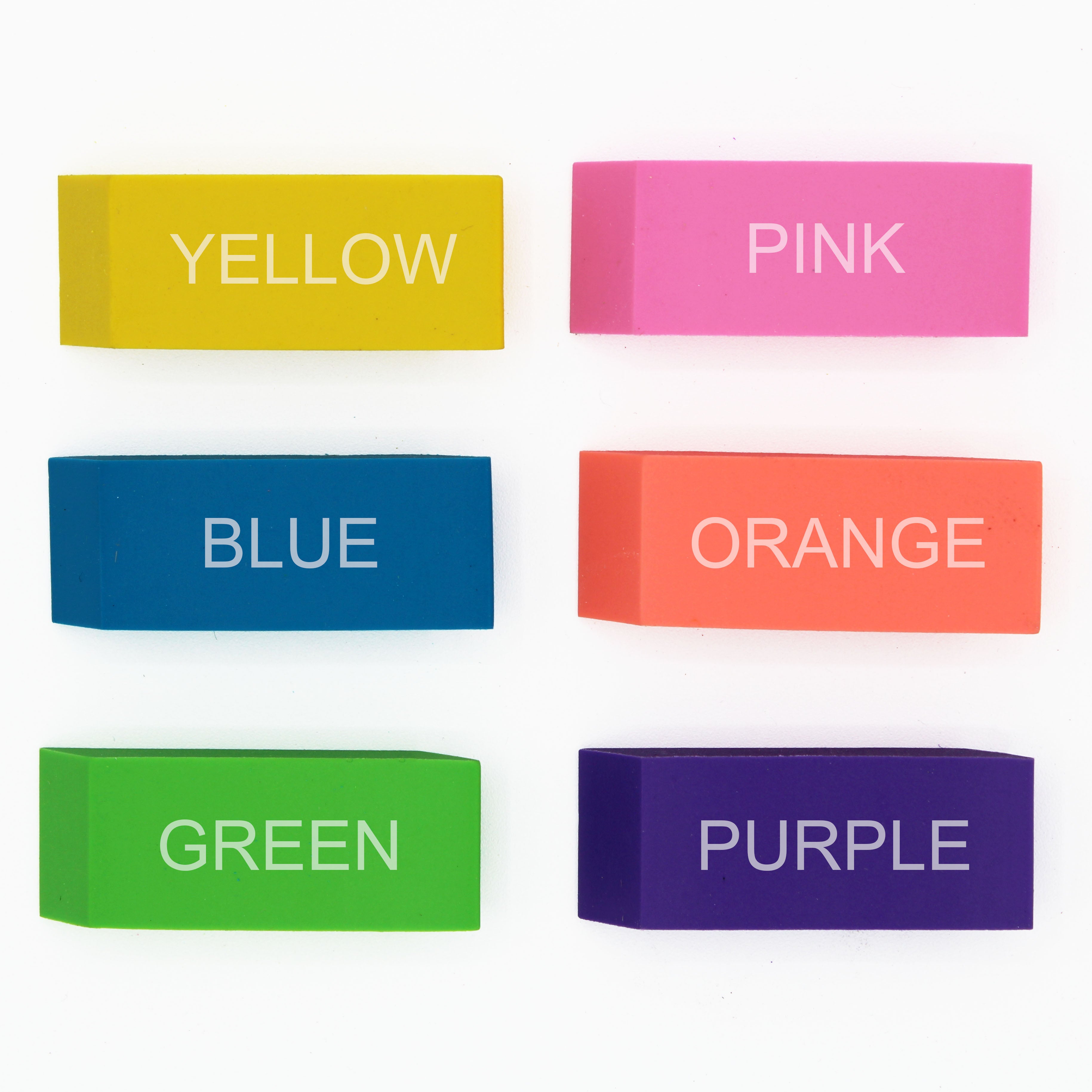 Personalized Neon Erasers Set of 6 | Monster Truck