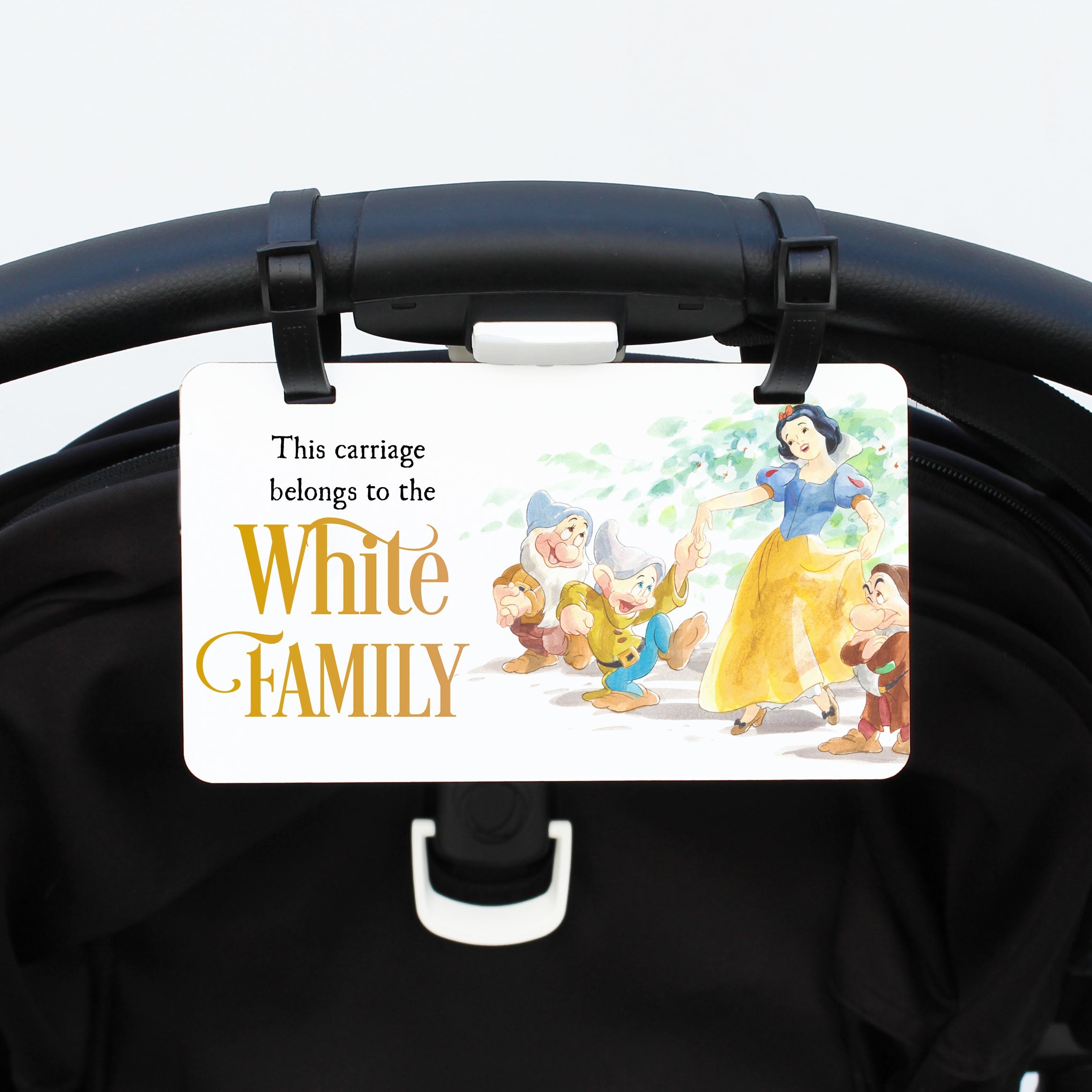 Stroller Name Sign | The White
