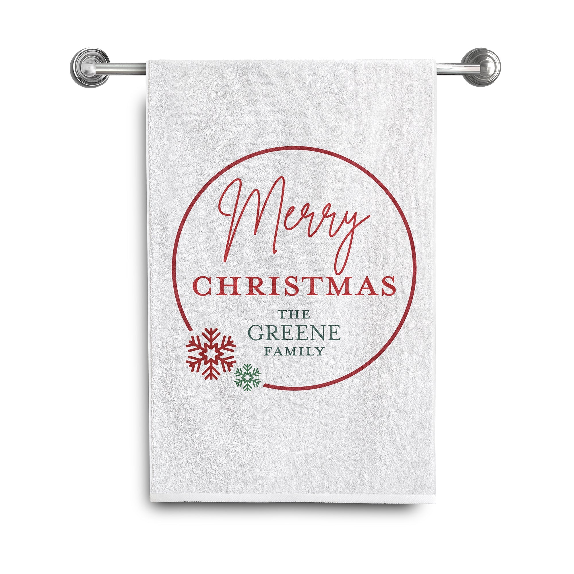 Personalized Christmas Towels | The Greene Family