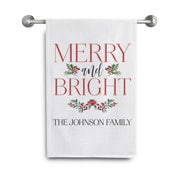 Personalized Christmas Towels | Merry & Bright